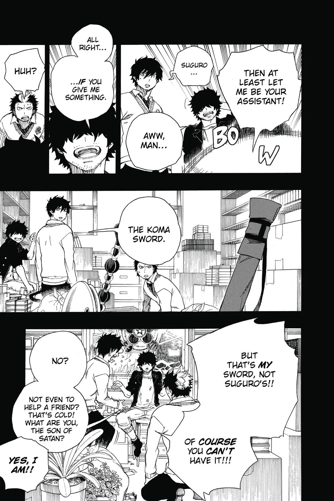 Blue Exorcist, chapter 71, page 9