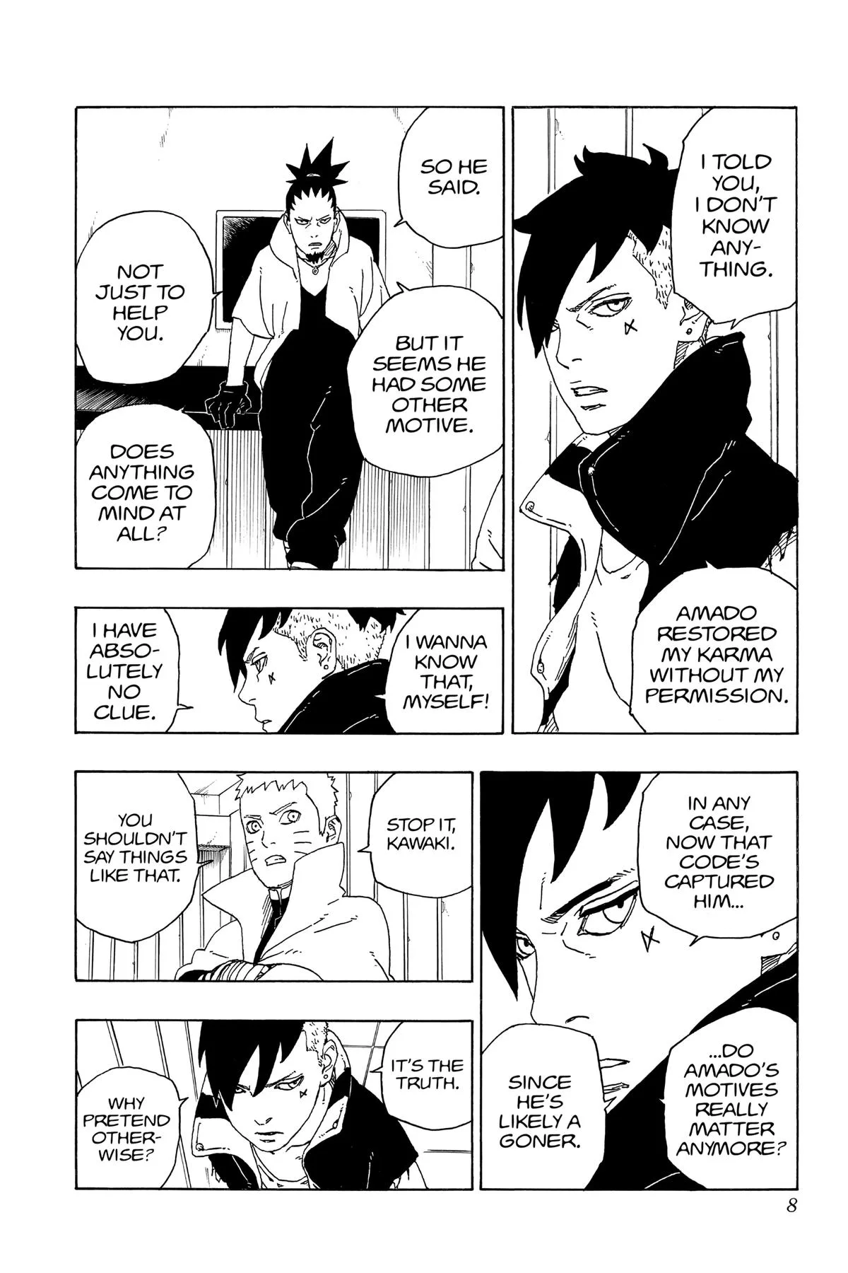 Boruto - Naruto Next Generations, chapter 72, page 8