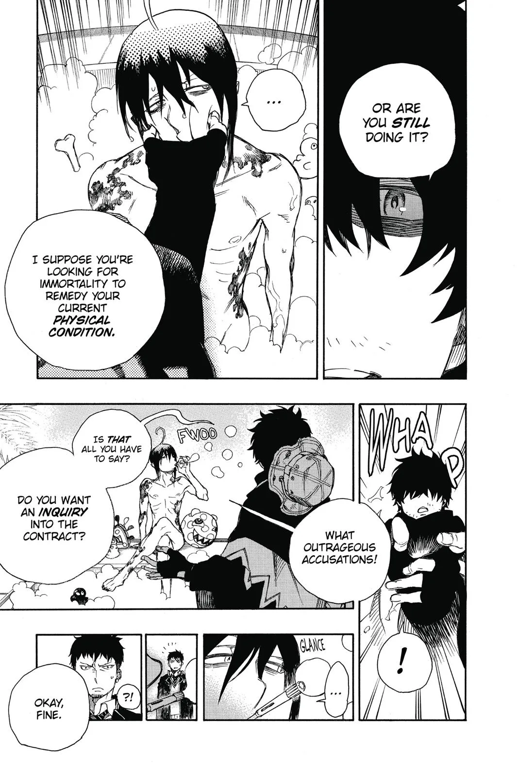 Blue Exorcist, chapter 84, page 19