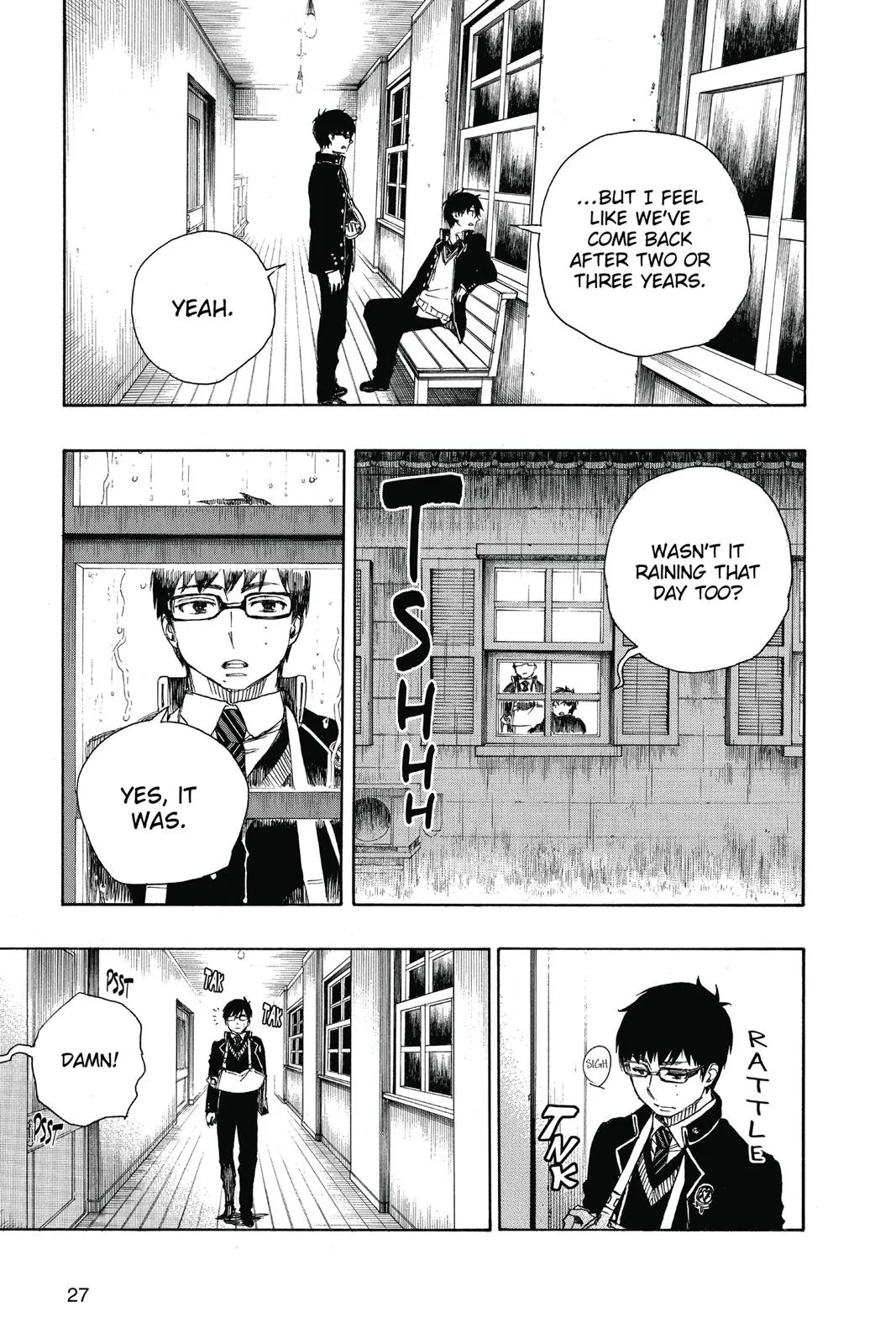 Blue Exorcist, chapter 84, page 27