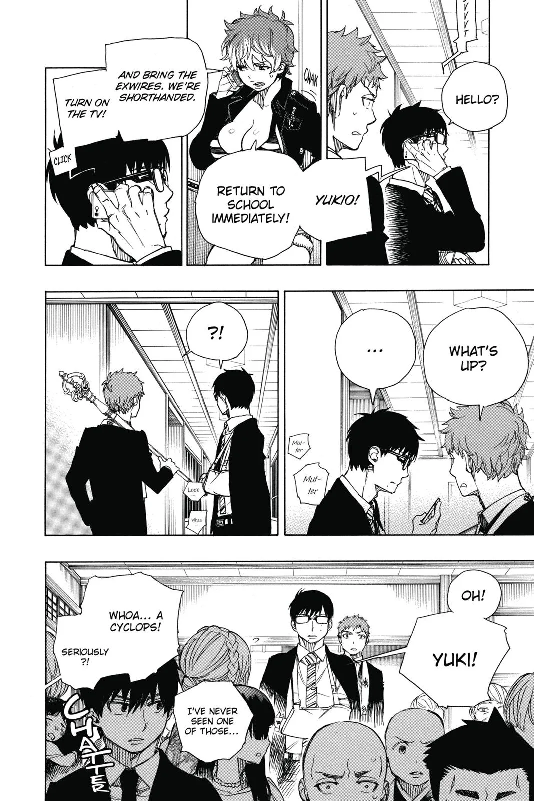Blue Exorcist, chapter 91, page 34