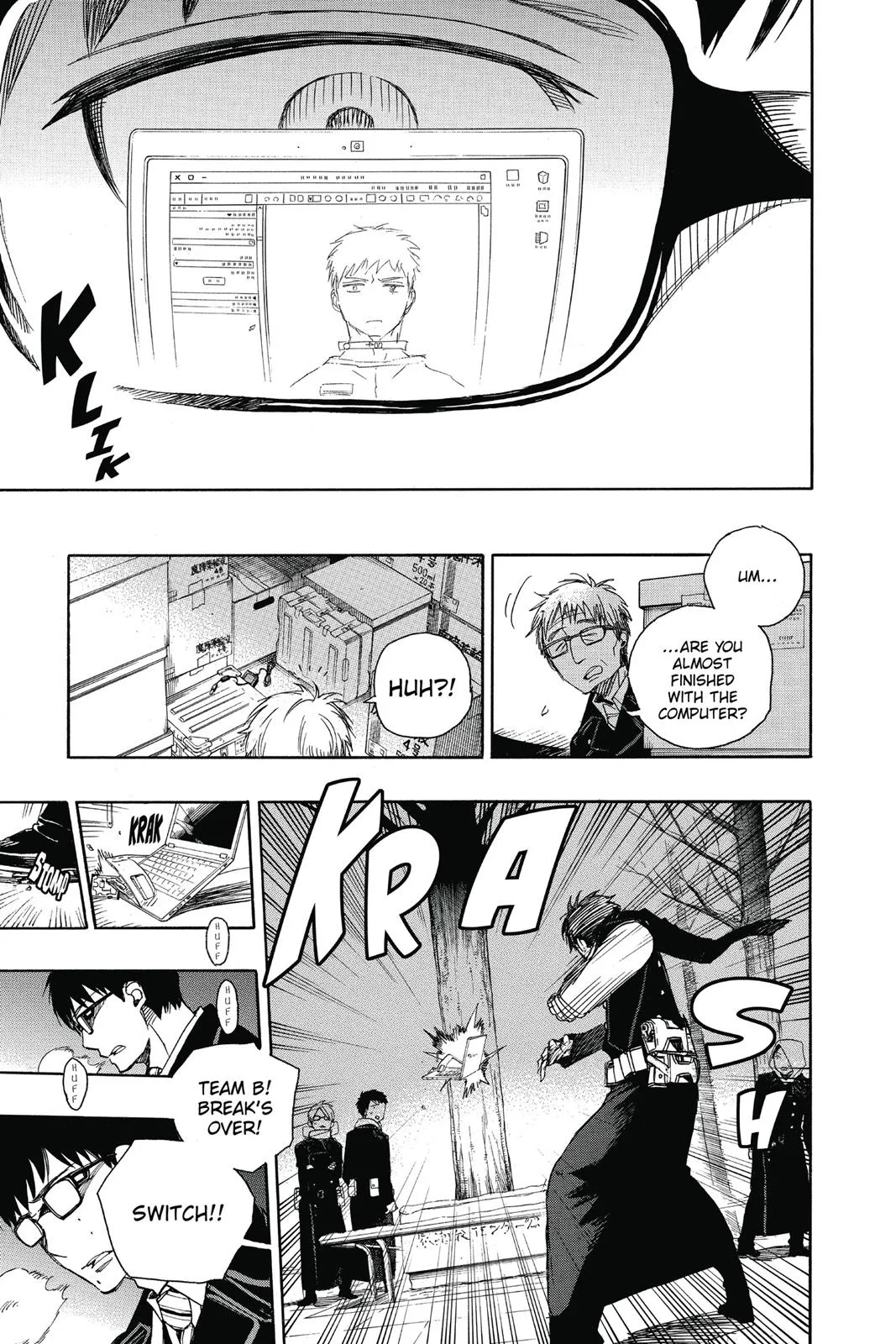Blue Exorcist, chapter 93, page 3