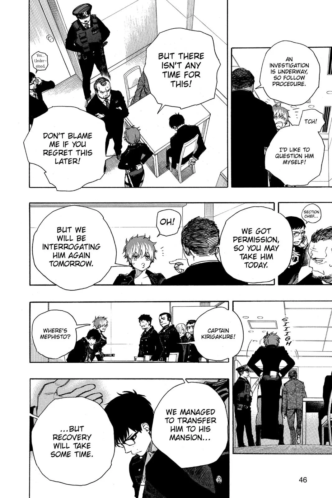 Blue Exorcist, chapter 95, page 2