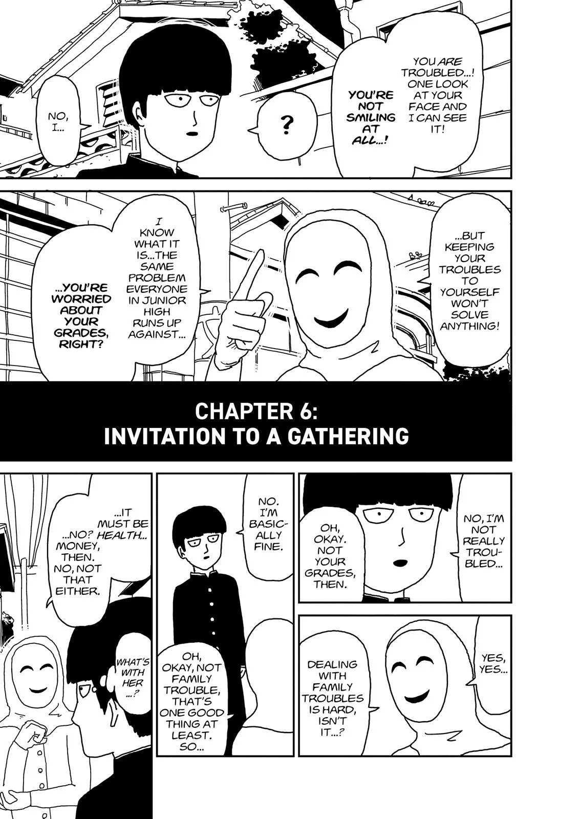 Mob Psycho 100, chapter 6, page 1
