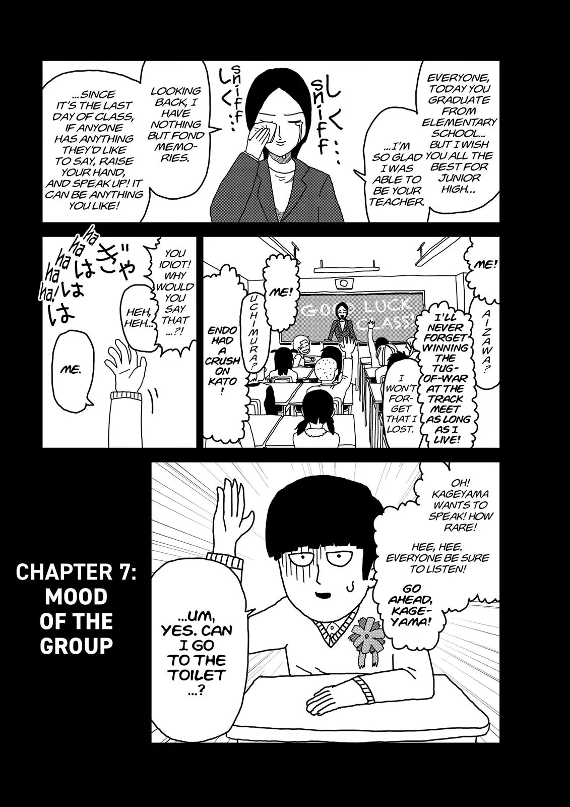 Mob Psycho 100, chapter 7, page 1