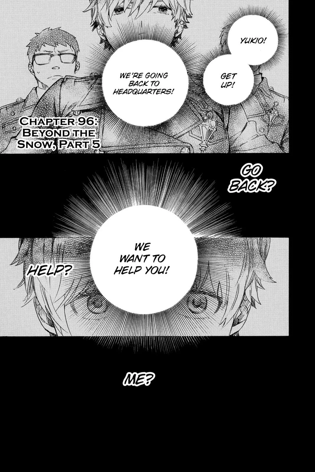 Blue Exorcist, chapter 96, page 1