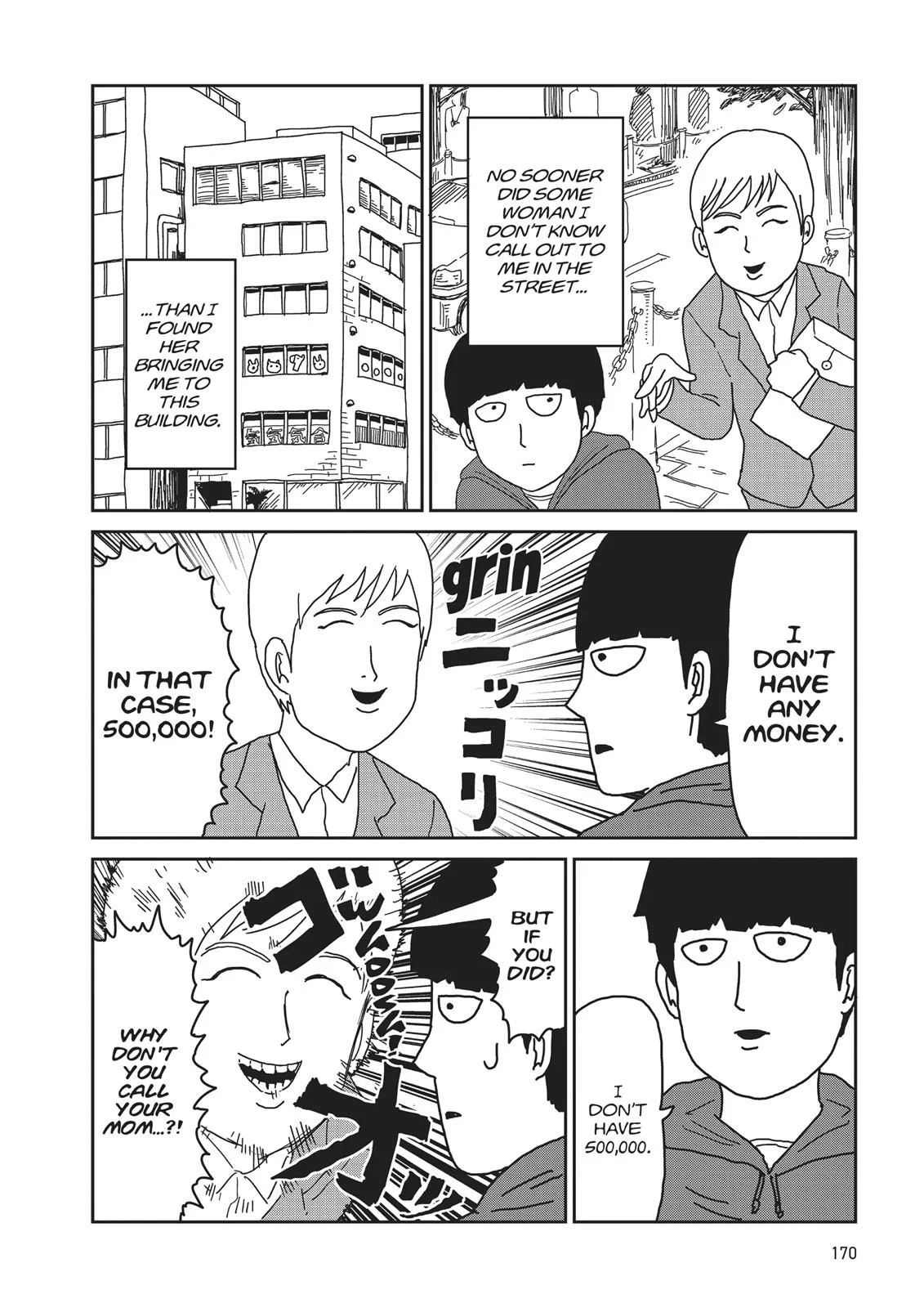 Mob Psycho 100, chapter 17.5, page 2