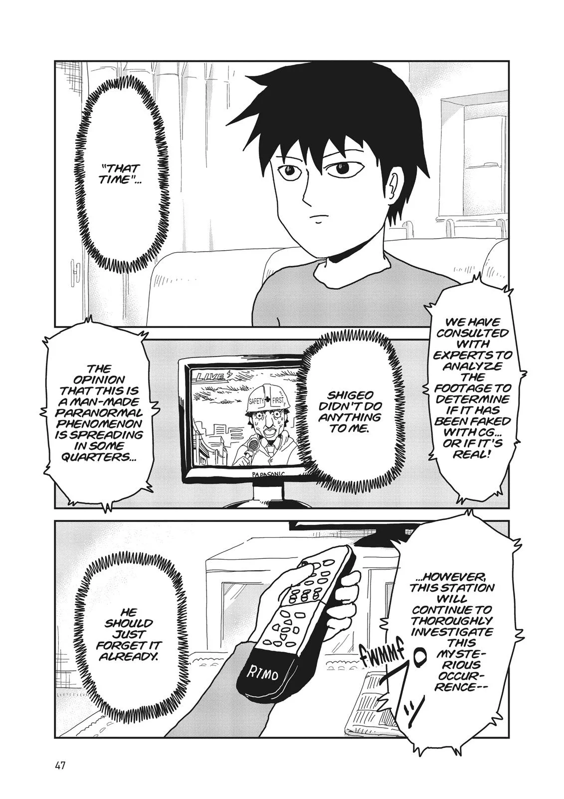 Mob Psycho 100, chapter 19, page 17