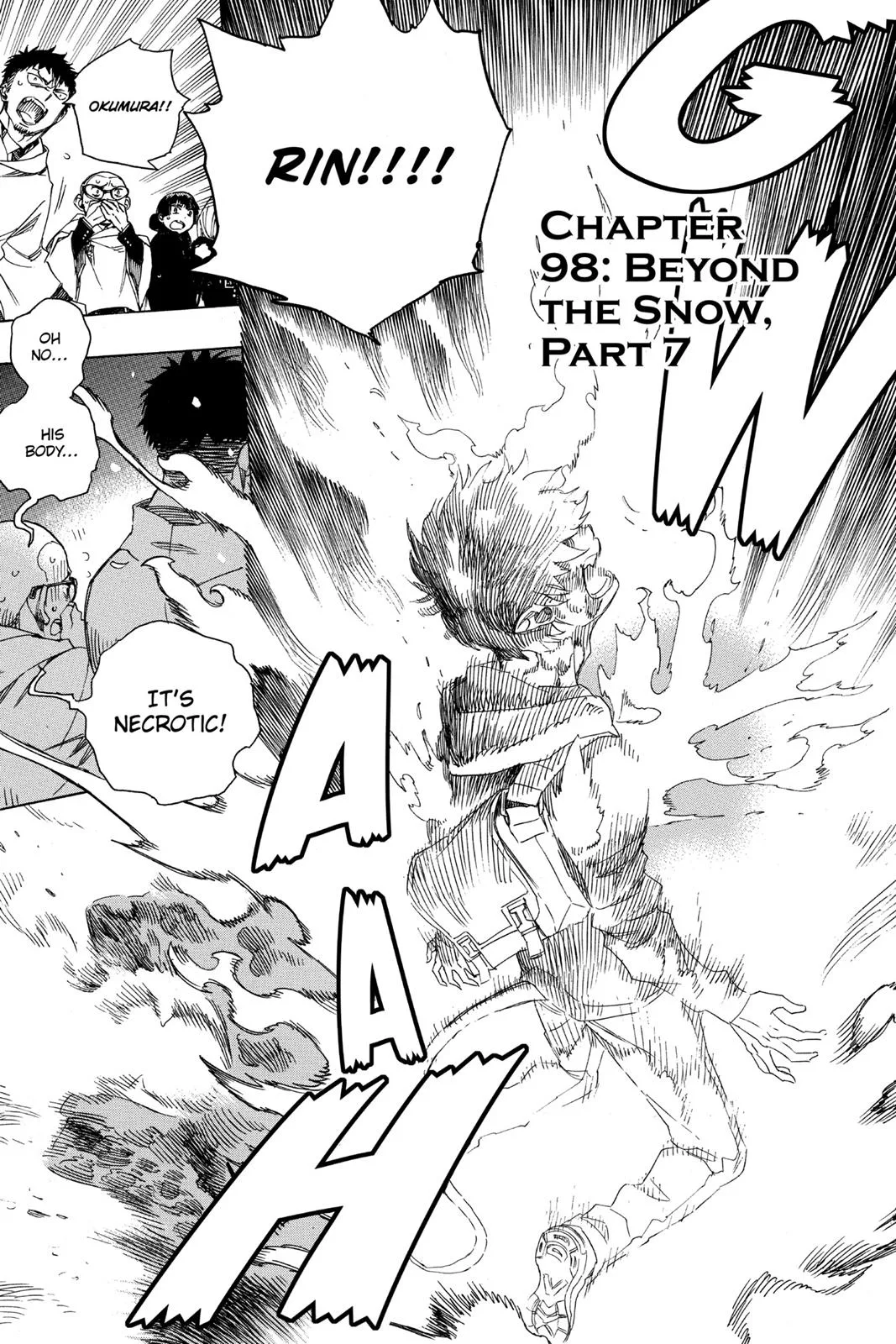 Blue Exorcist, chapter 98, page 1