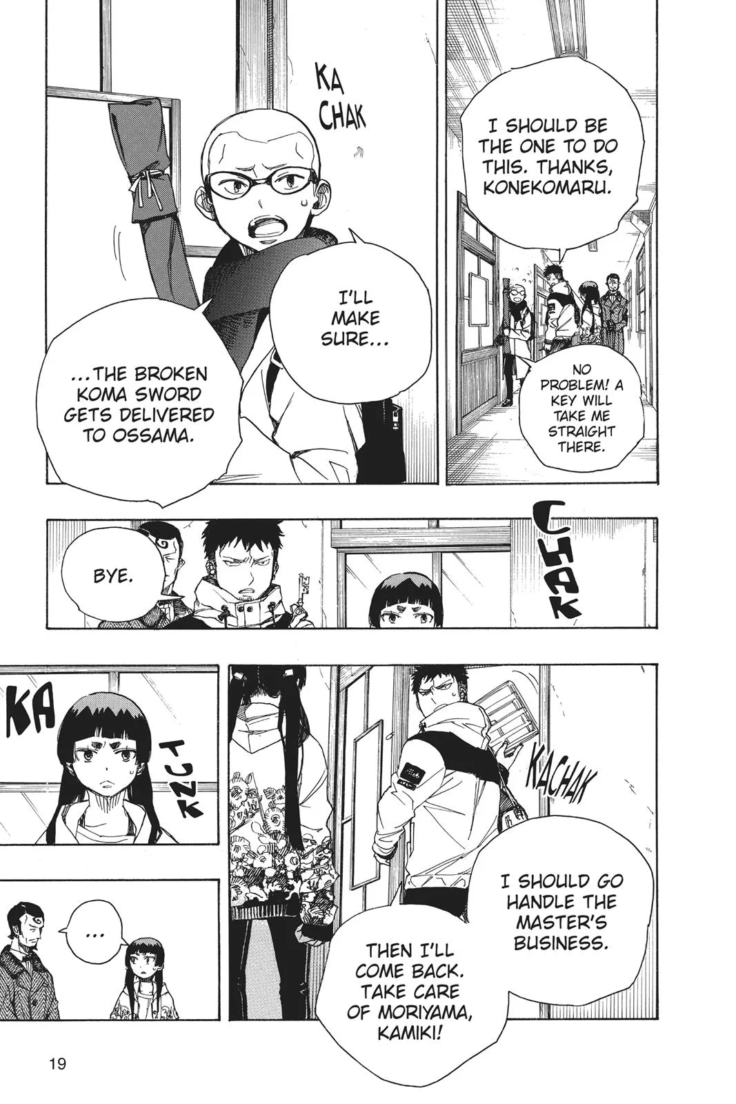 Blue Exorcist, chapter 99, page 19