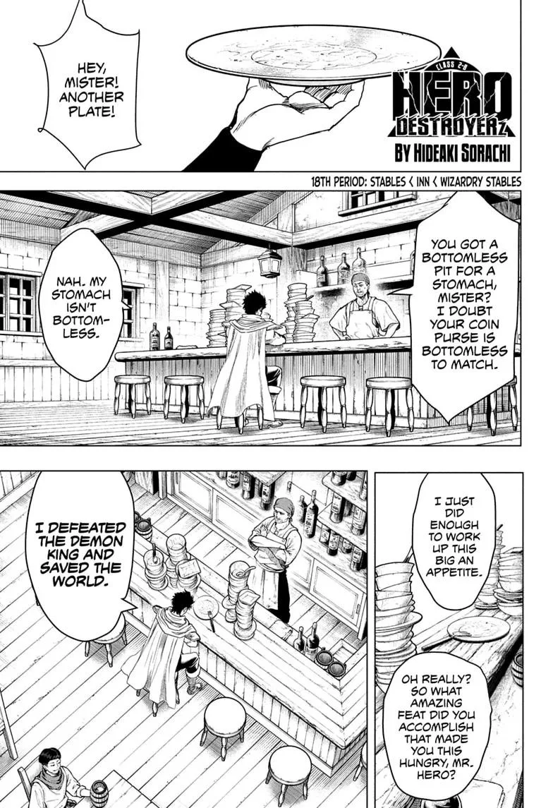 Class 2-B Hero Destroyerz, chapter 18, page 1