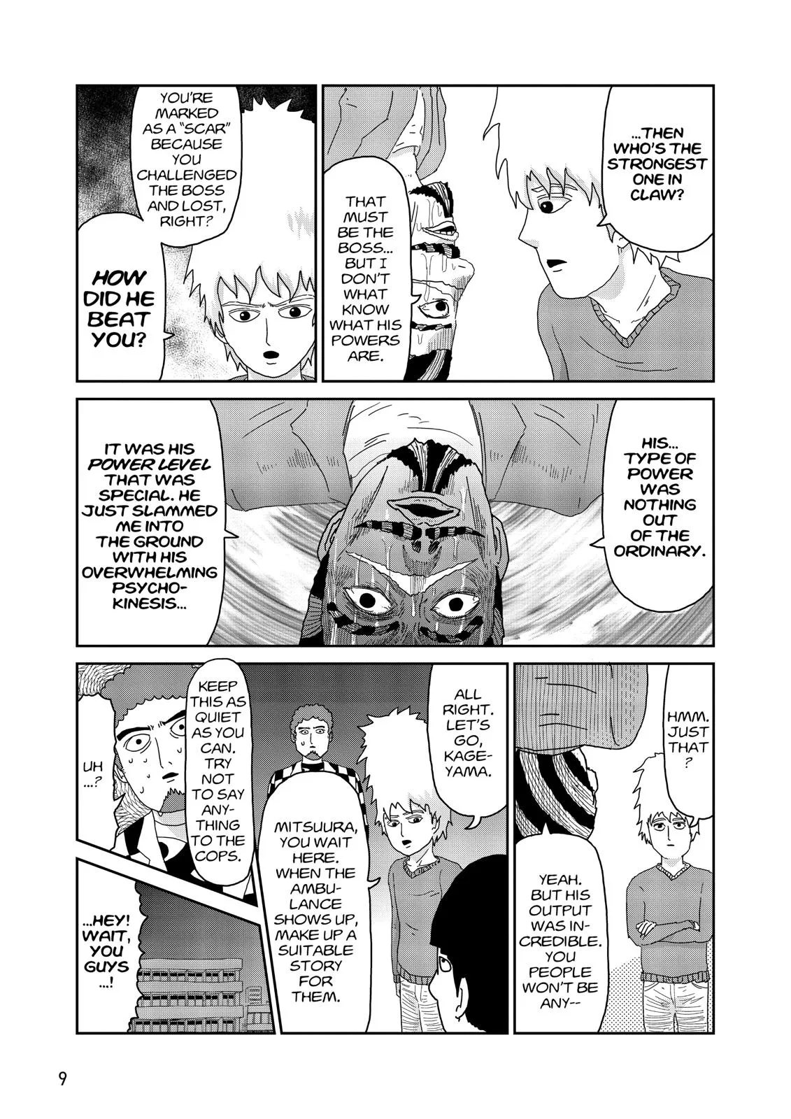 Mob Psycho 100, chapter 35, page 10