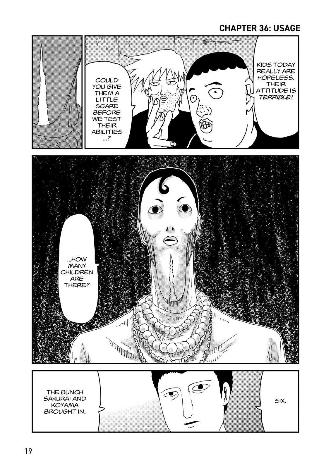Mob Psycho 100, chapter 36, page 1