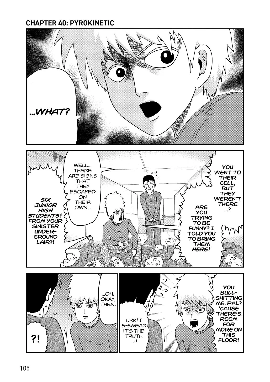 Mob Psycho 100, chapter 40, page 1