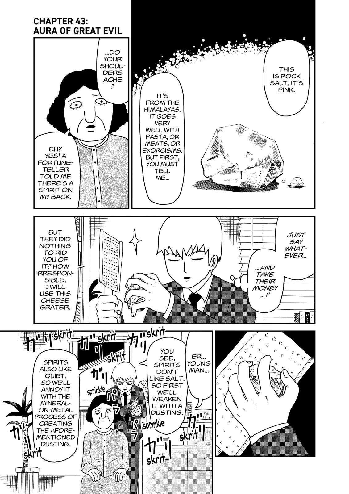 Mob Psycho 100, chapter 43, page 1
