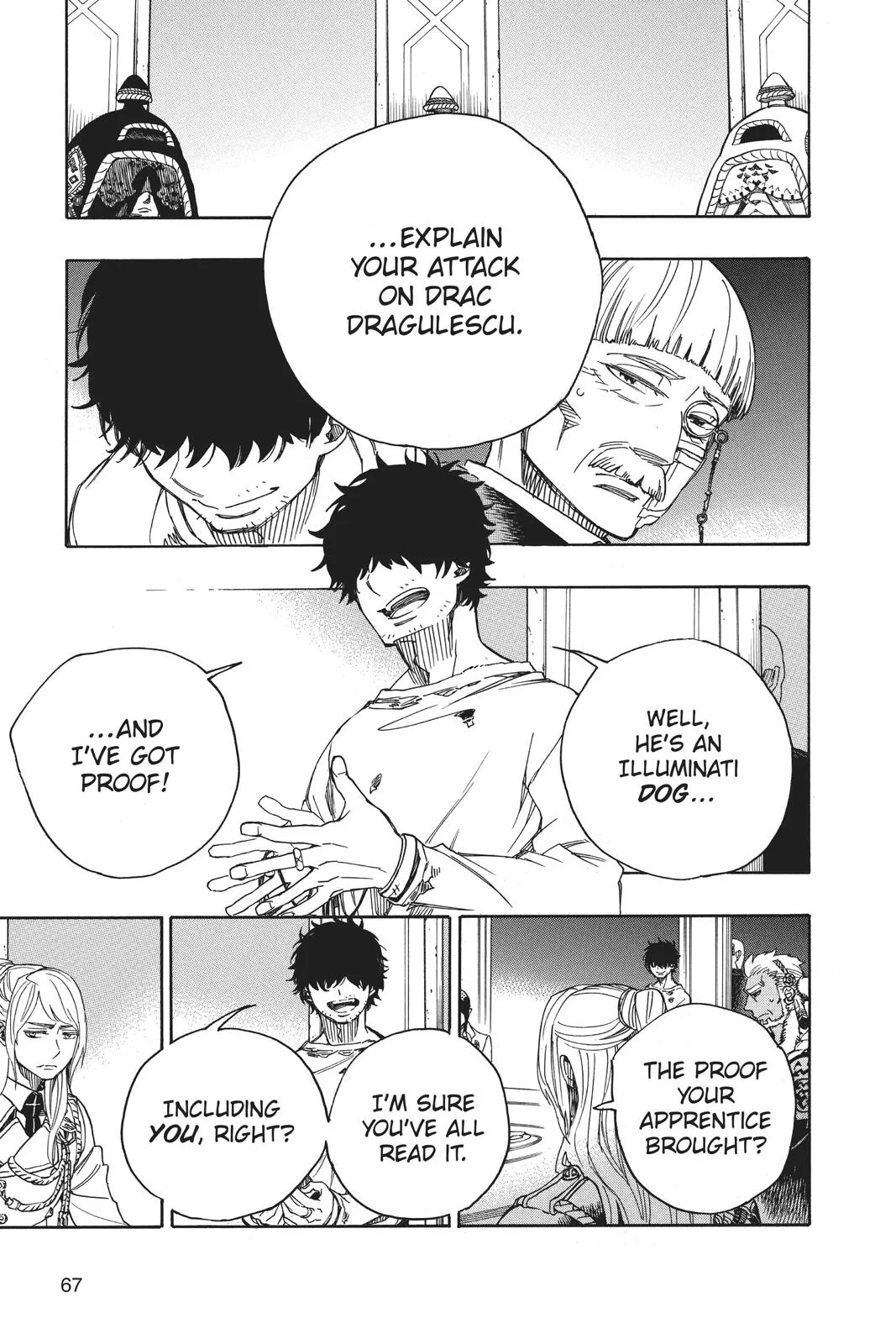 Blue Exorcist, chapter 110, page 25