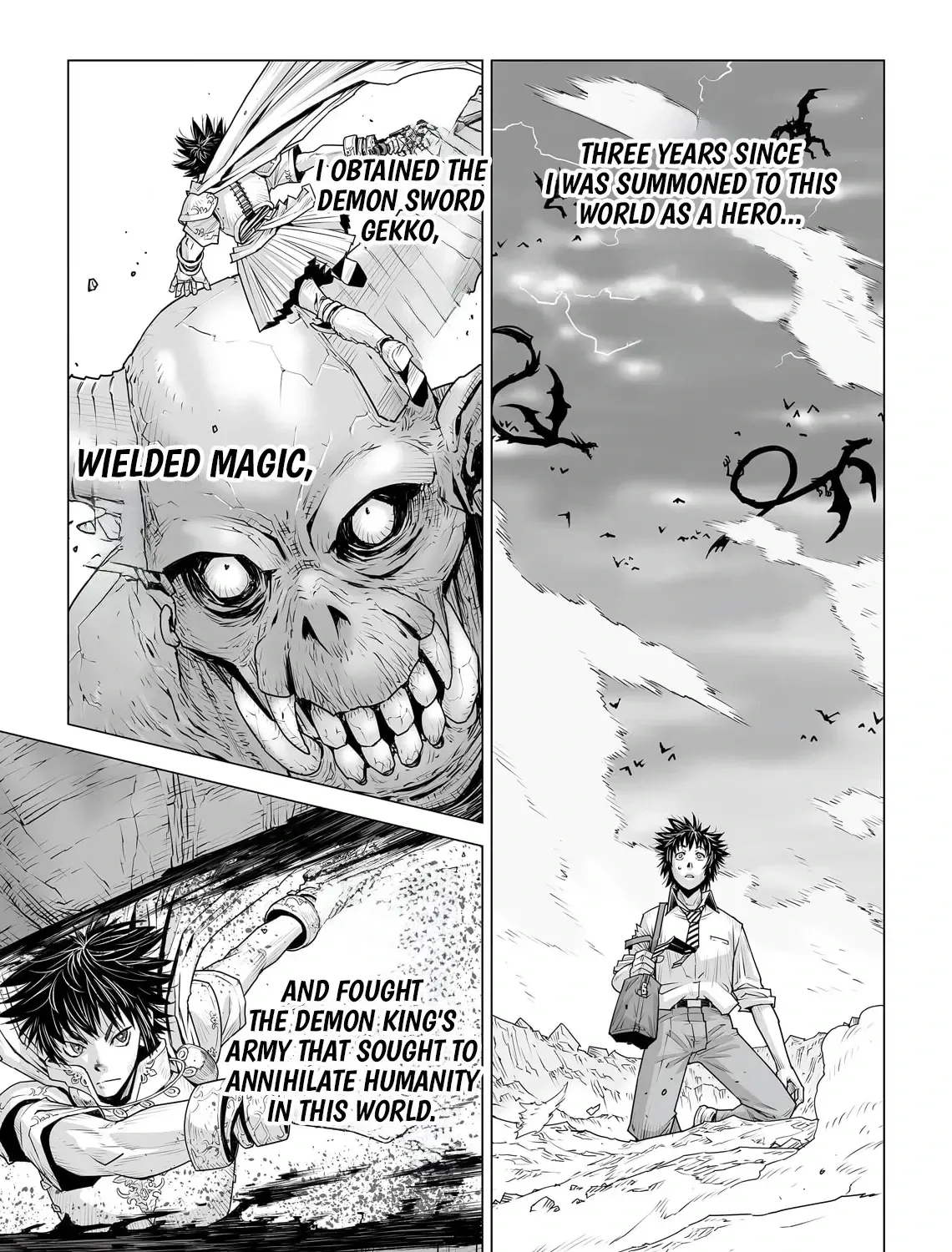 The Hero Returned from Another World Becomes the Strongest Assassin in a Cyberpunk World, chapter 1, page 17
