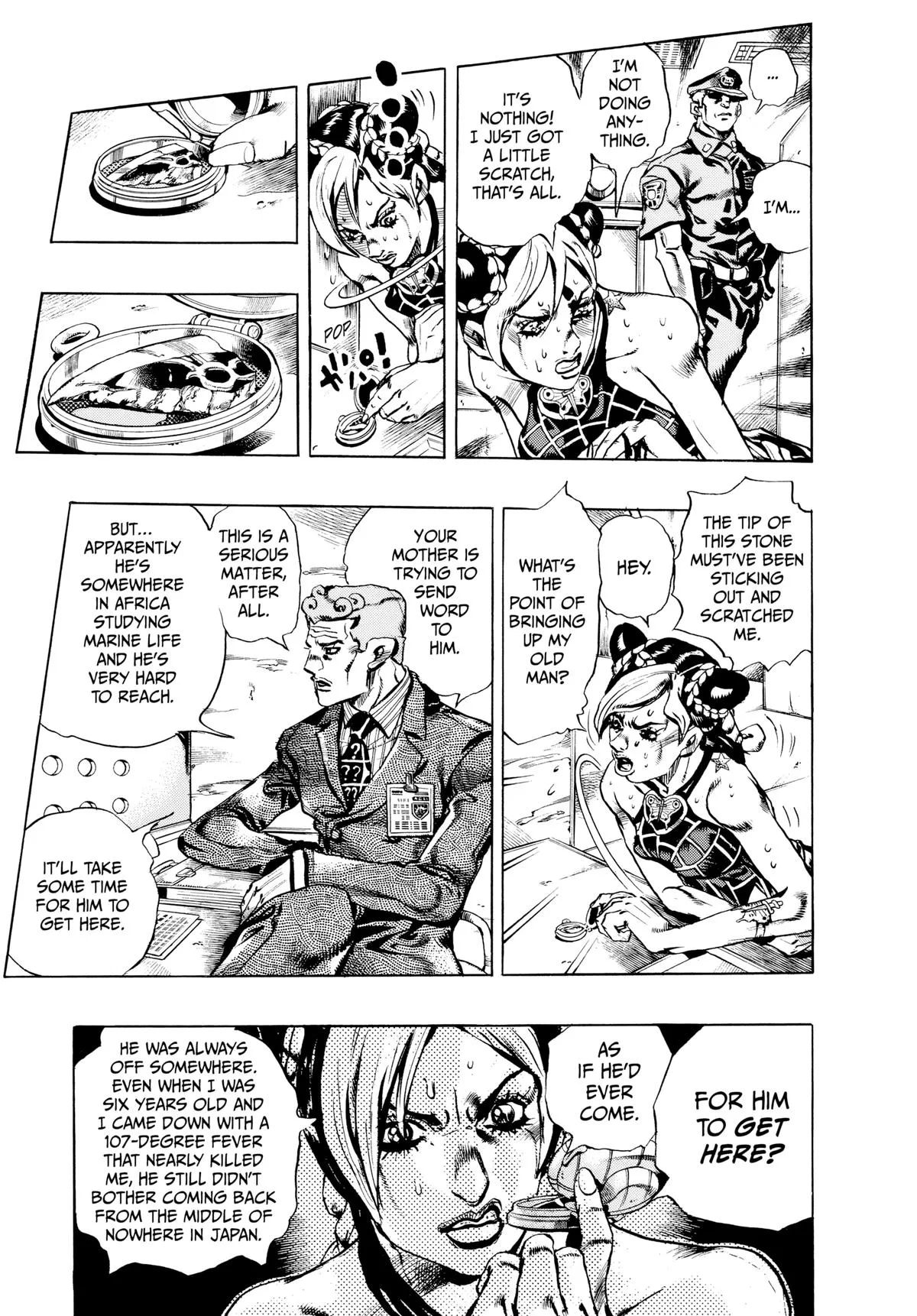 JoJo's Bizarre Adventure - Part 6 - Stone Ocean, chapter 1, page 20