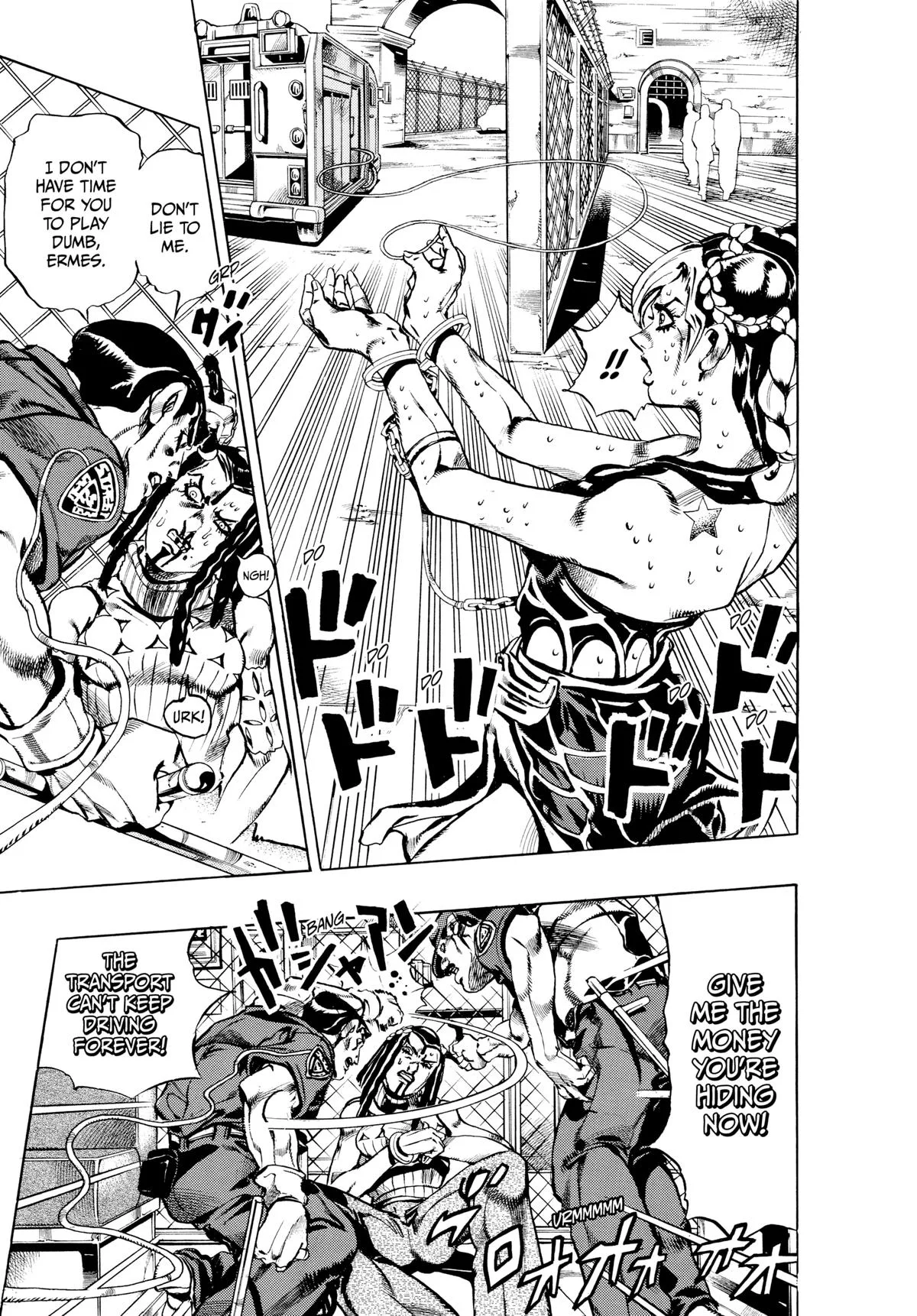 JoJo's Bizarre Adventure - Part 6 - Stone Ocean, chapter 1, page 36