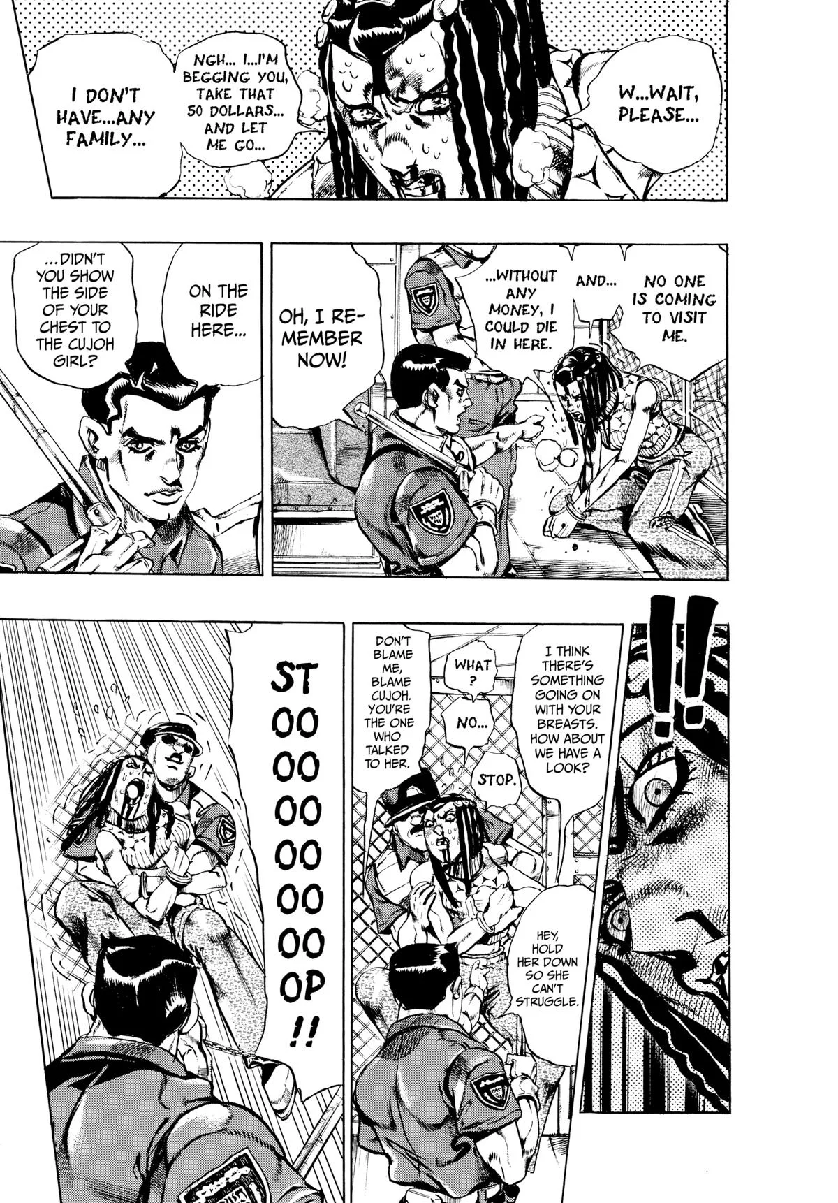 JoJo's Bizarre Adventure - Part 6 - Stone Ocean, chapter 1, page 40