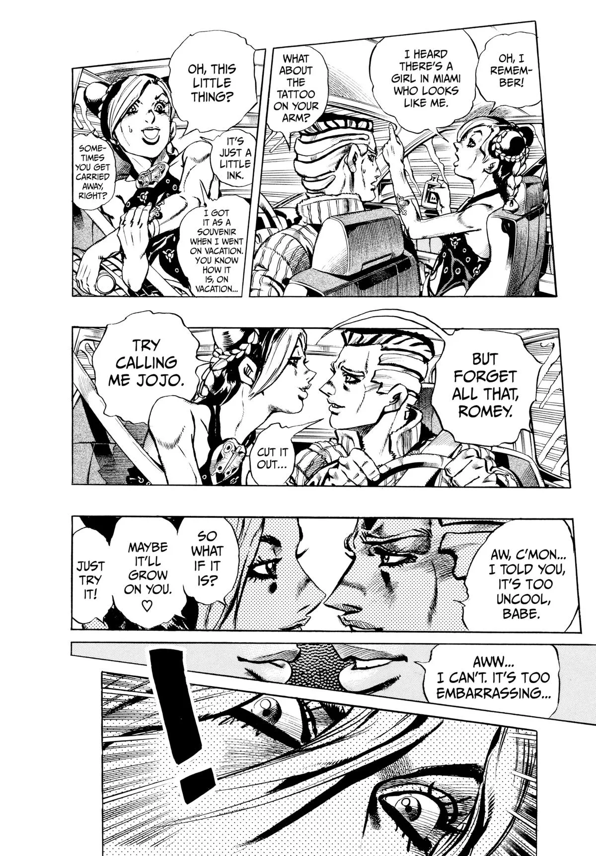 JoJo's Bizarre Adventure - Part 6 - Stone Ocean, chapter 2, page 4