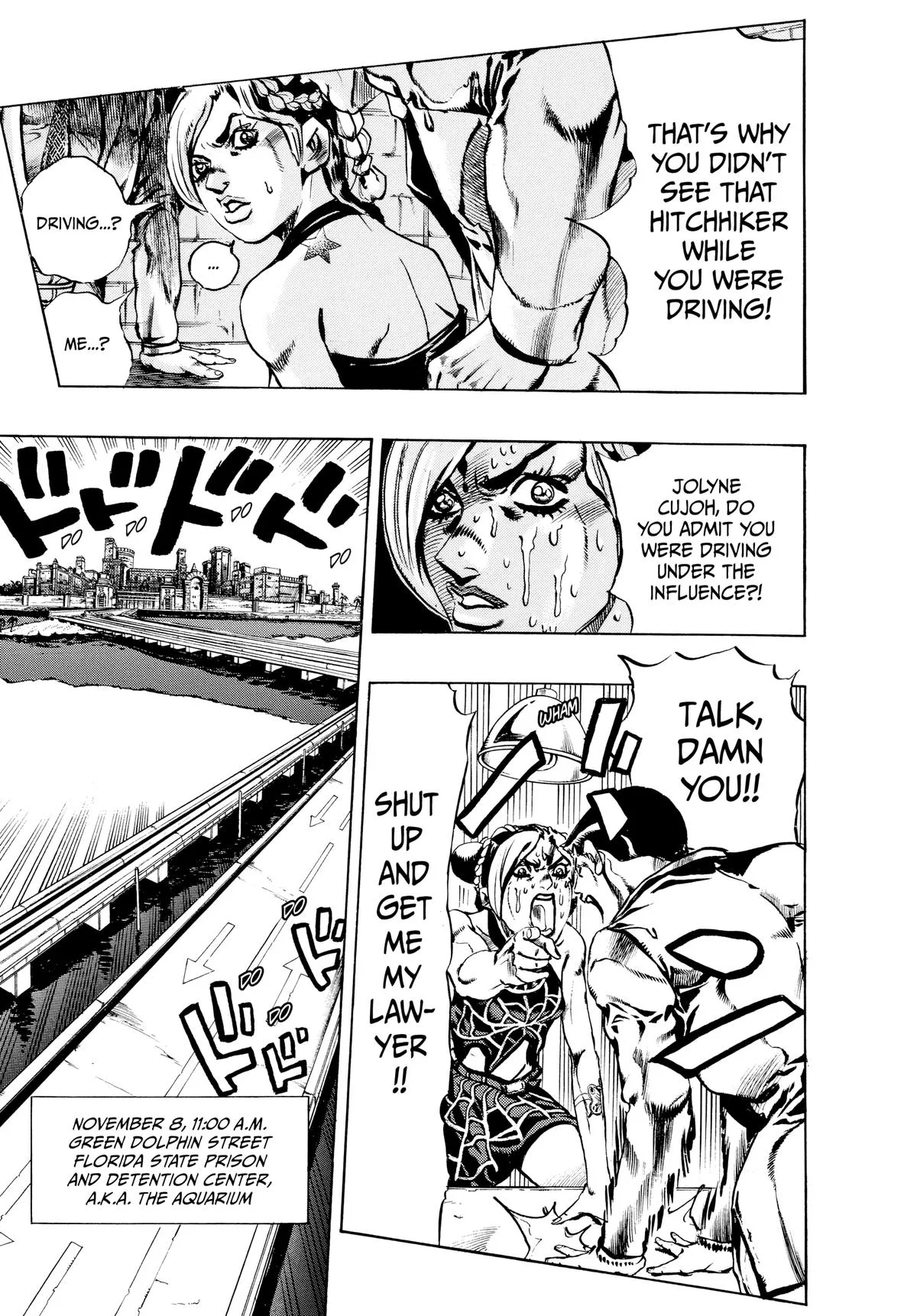 JoJo's Bizarre Adventure - Part 6 - Stone Ocean, chapter 2, page 16