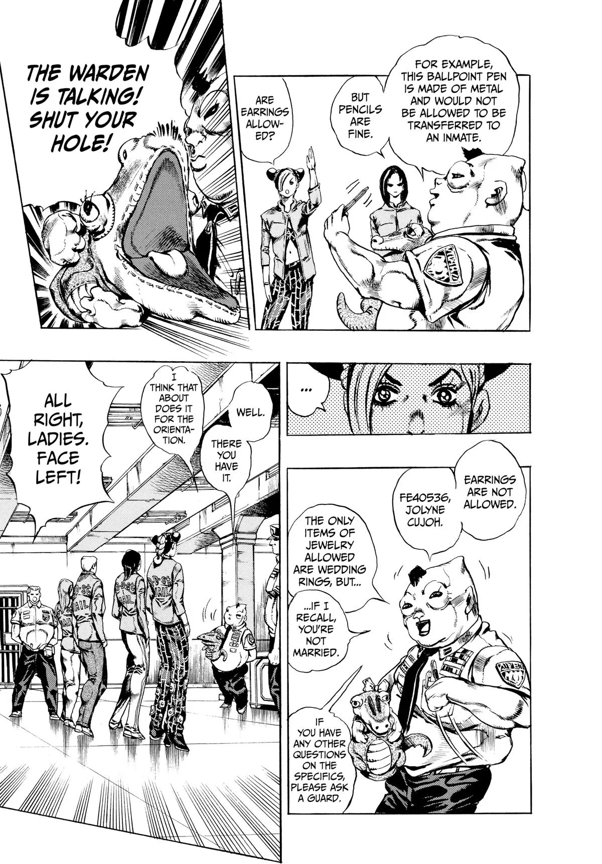 JoJo's Bizarre Adventure - Part 6 - Stone Ocean, chapter 4, page 7