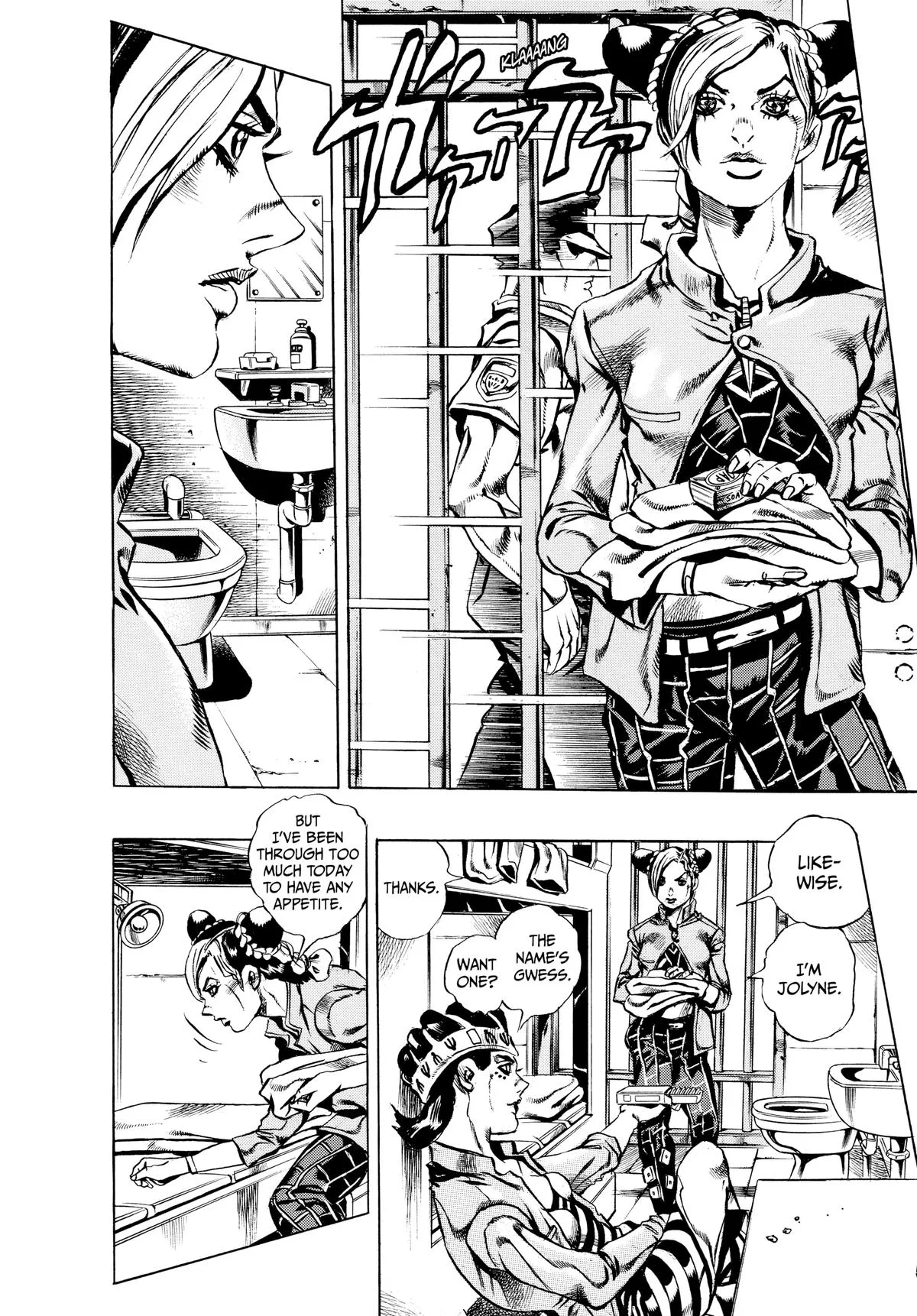 JoJo's Bizarre Adventure - Part 6 - Stone Ocean, chapter 4, page 13