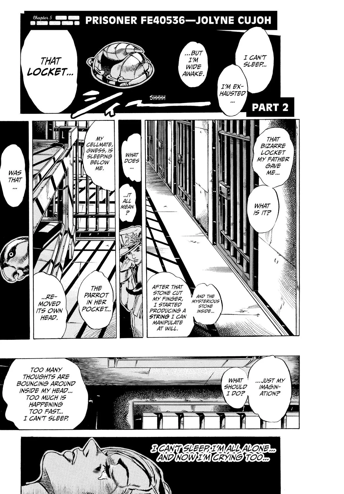 JoJo's Bizarre Adventure - Part 6 - Stone Ocean, chapter 5, page 1