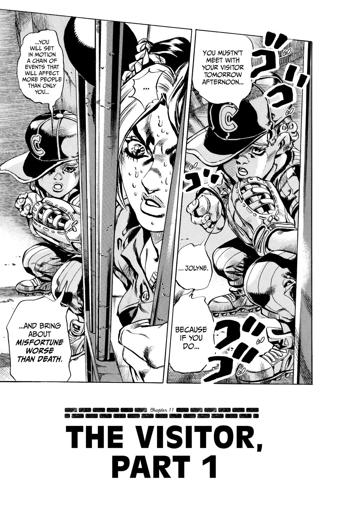 JoJo's Bizarre Adventure - Part 6 - Stone Ocean, chapter 11, page 1