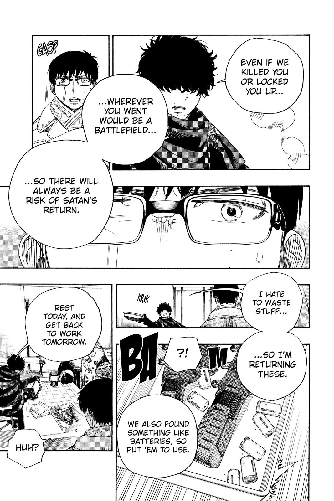 Blue Exorcist, chapter 128, page 19