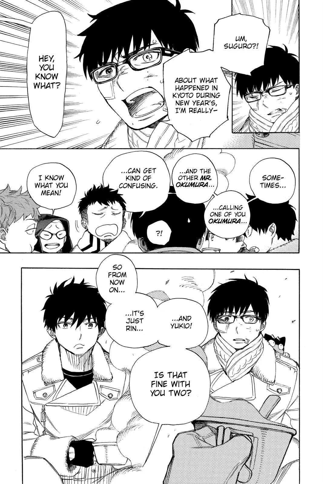 Blue Exorcist, chapter 128, page 35