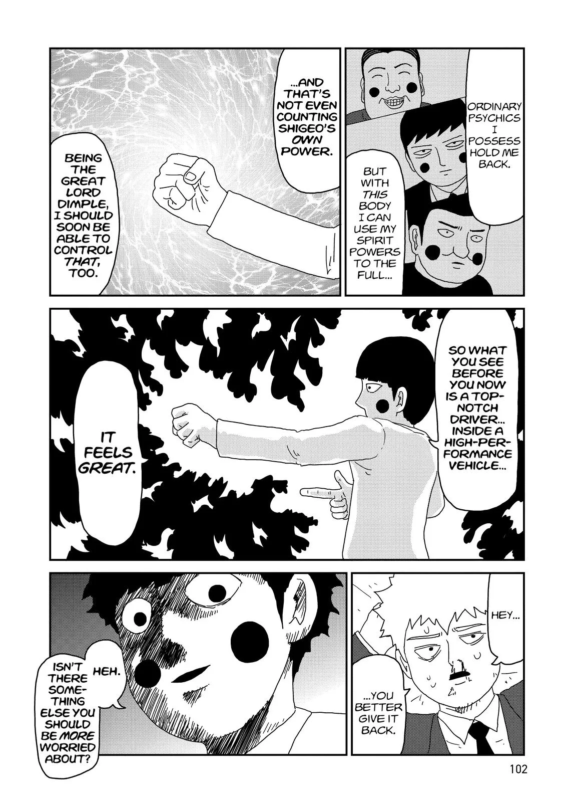 Mob Psycho 100, chapter 64, page 2