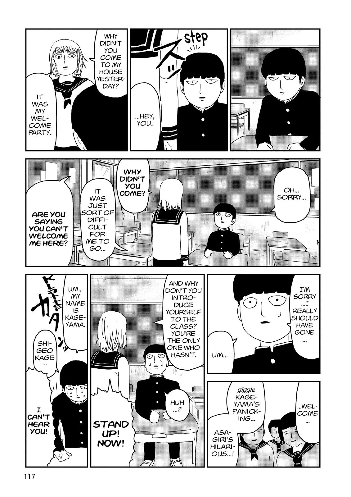 Mob Psycho 100, chapter 64, page 17