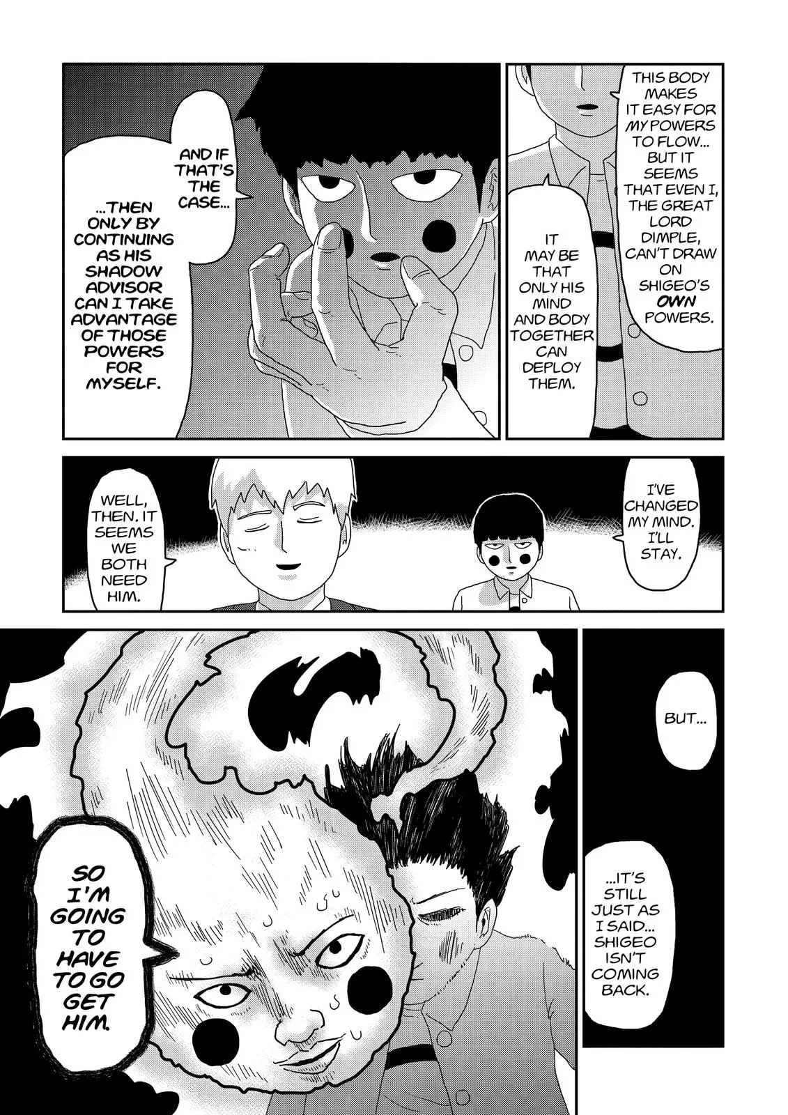 Mob Psycho 100, chapter 65, page 17