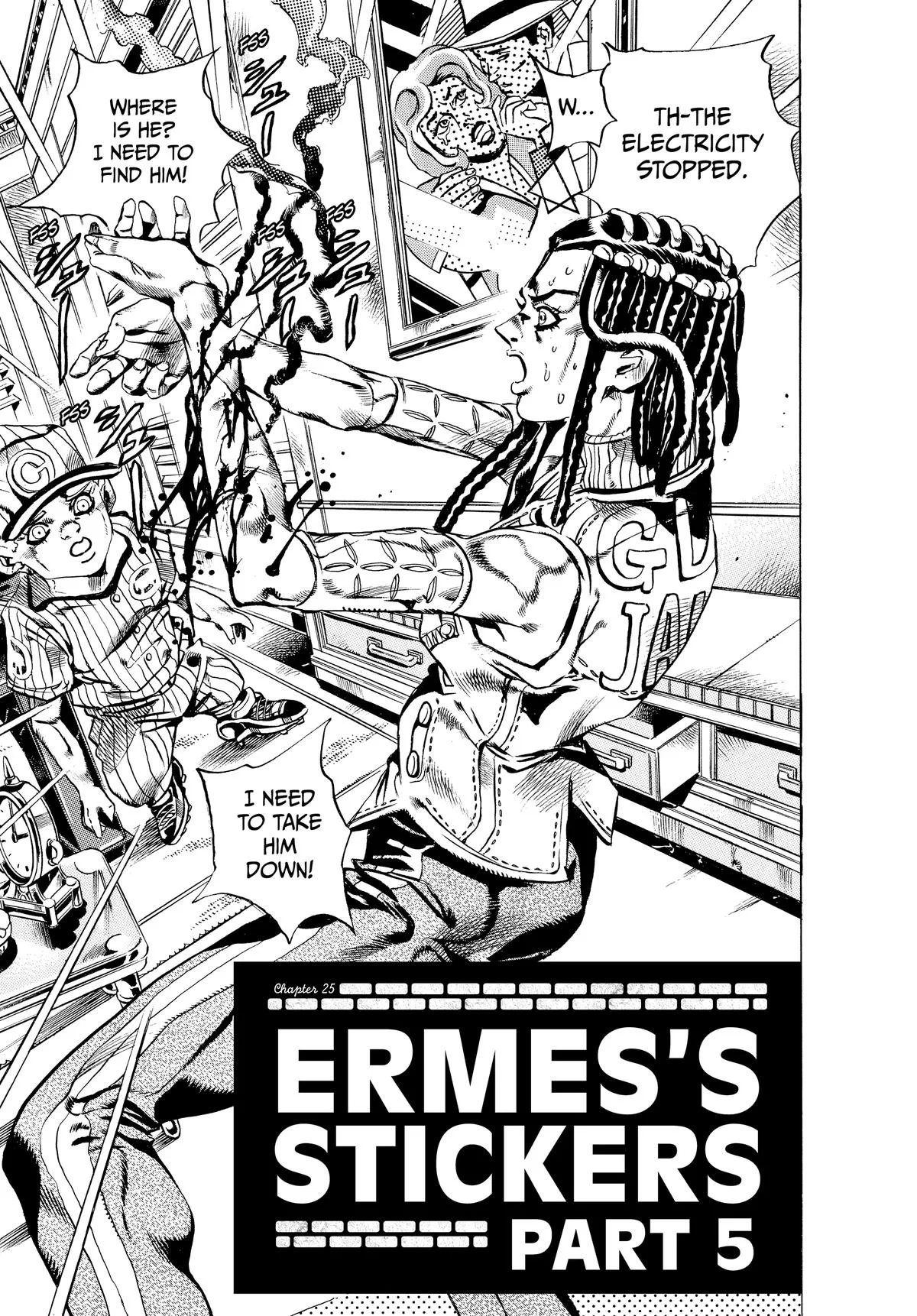 JoJo's Bizarre Adventure - Part 6 - Stone Ocean, chapter 25, page 1