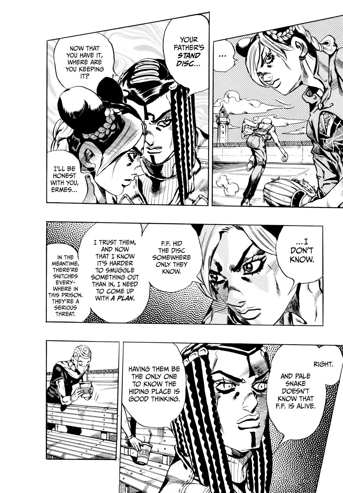 JoJo's Bizarre Adventure - Part 6 - Stone Ocean, chapter 34, page 4
