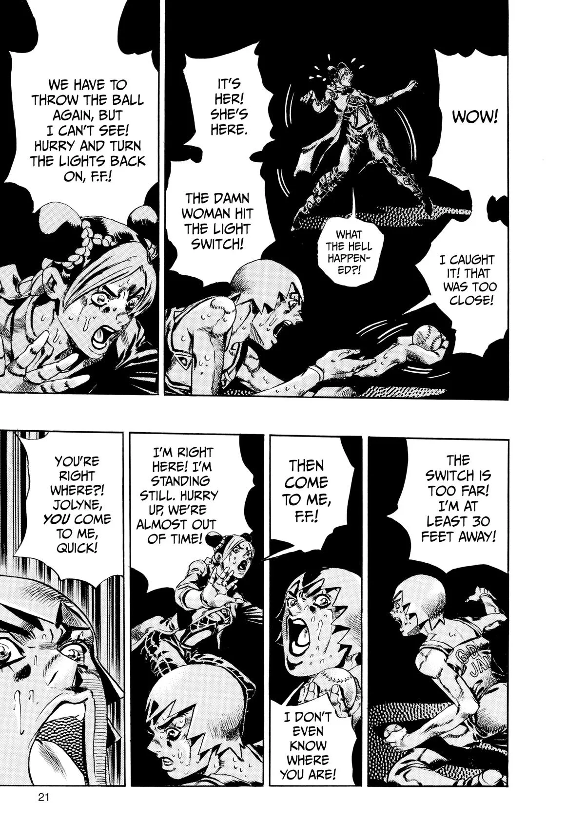 JoJo's Bizarre Adventure - Part 6 - Stone Ocean, chapter 37, page 21