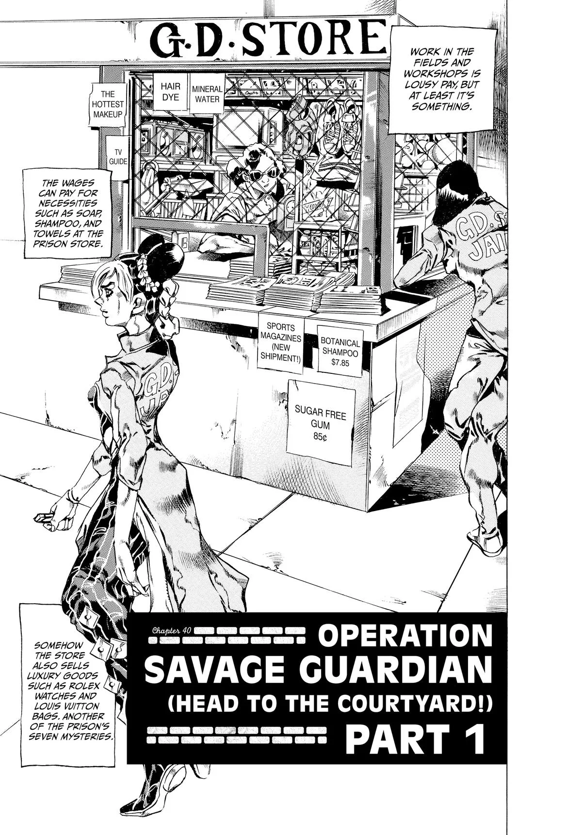 JoJo's Bizarre Adventure - Part 6 - Stone Ocean, chapter 40, page 1