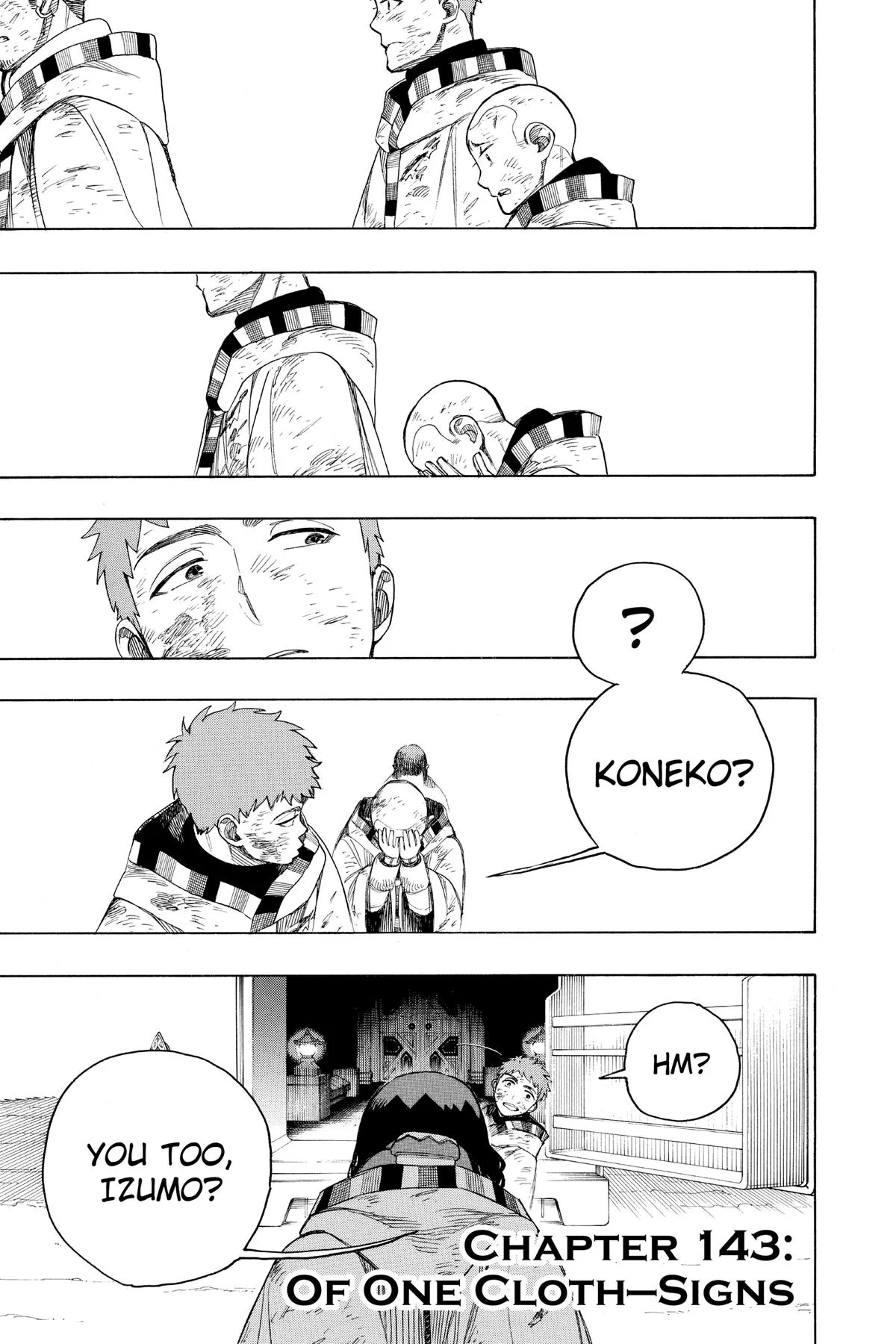 Blue Exorcist, chapter 143, page 1