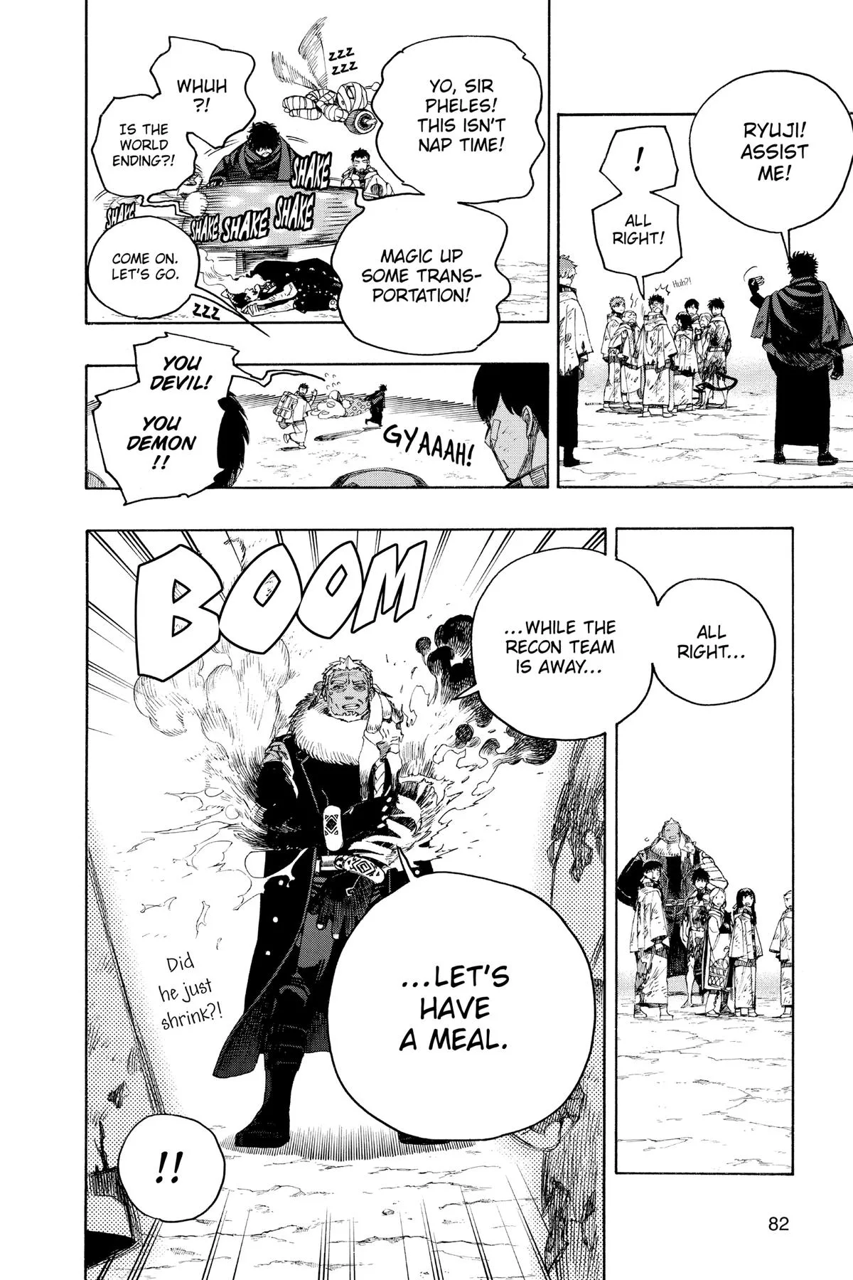 Blue Exorcist, chapter 143, page 12