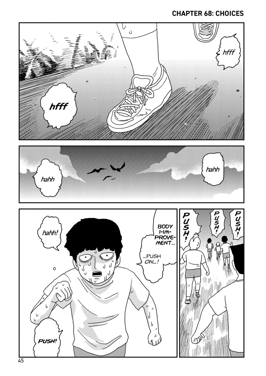 Mob Psycho 100, chapter 68, page 1