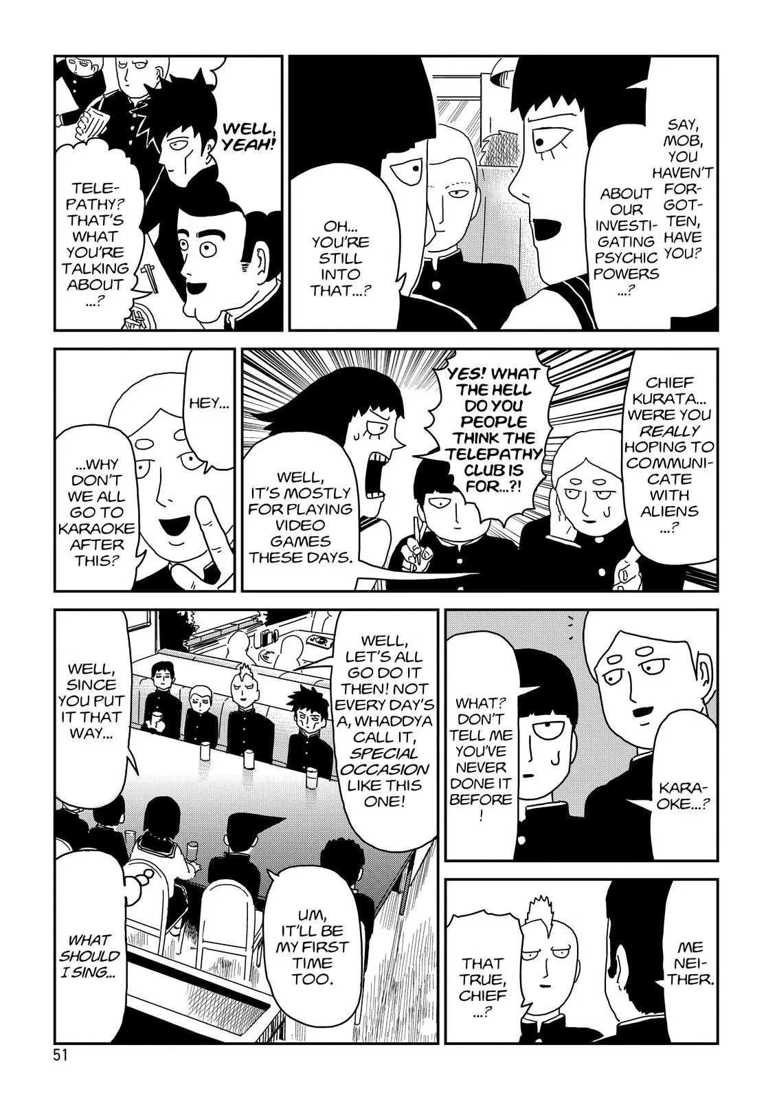 Mob Psycho 100, chapter 68, page 7