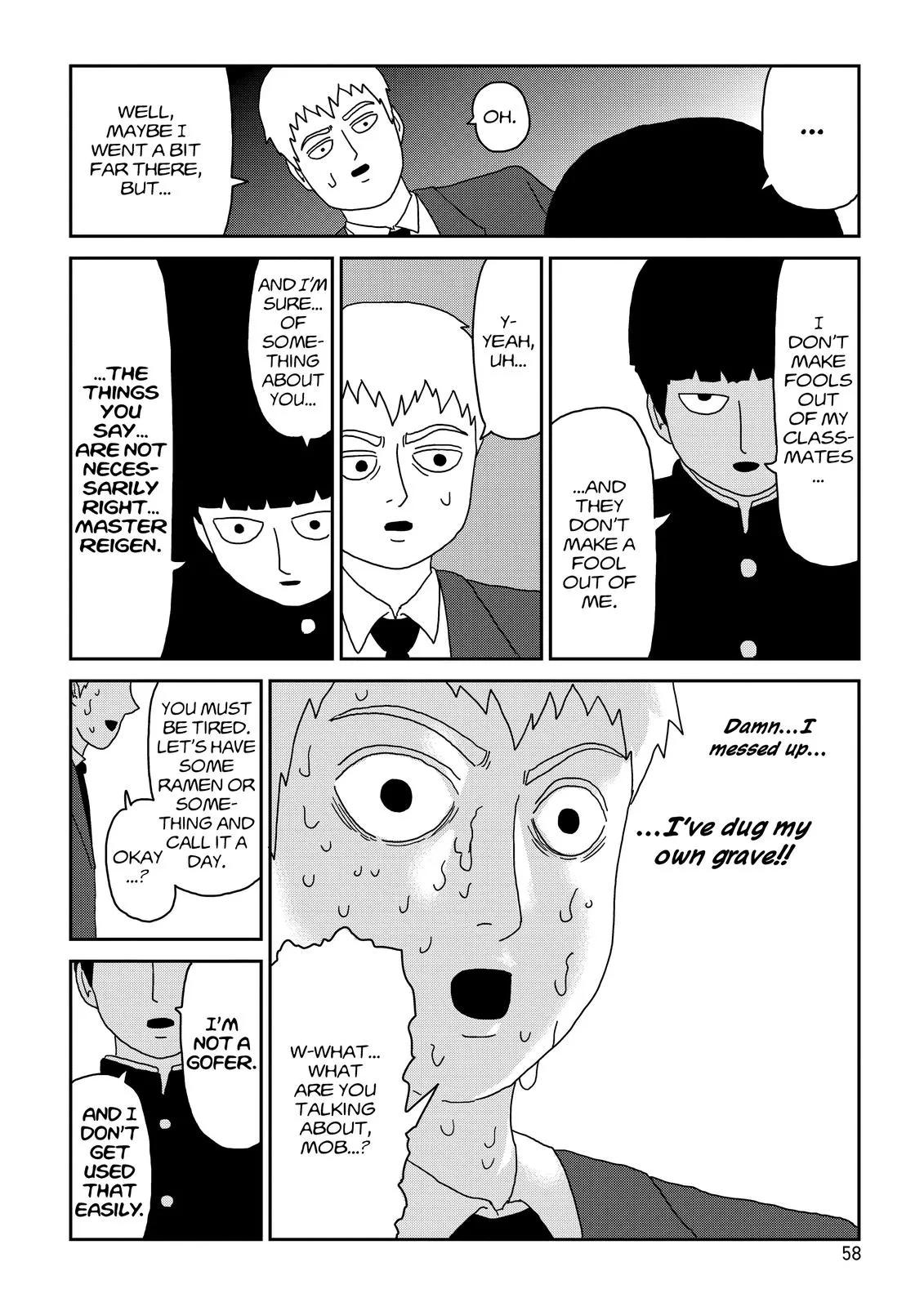 Mob Psycho 100, chapter 68, page 14