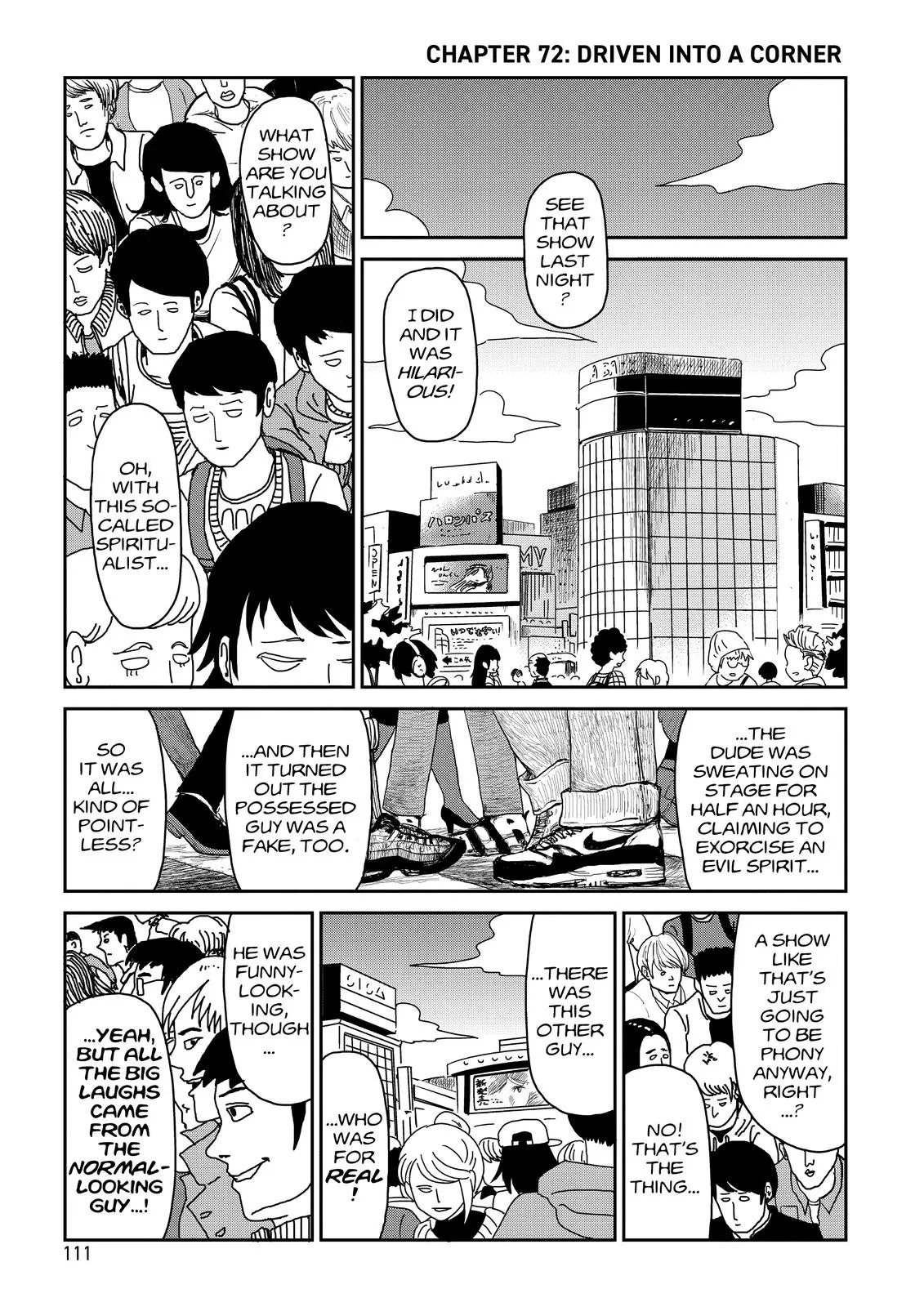 Mob Psycho 100, chapter 72, page 1