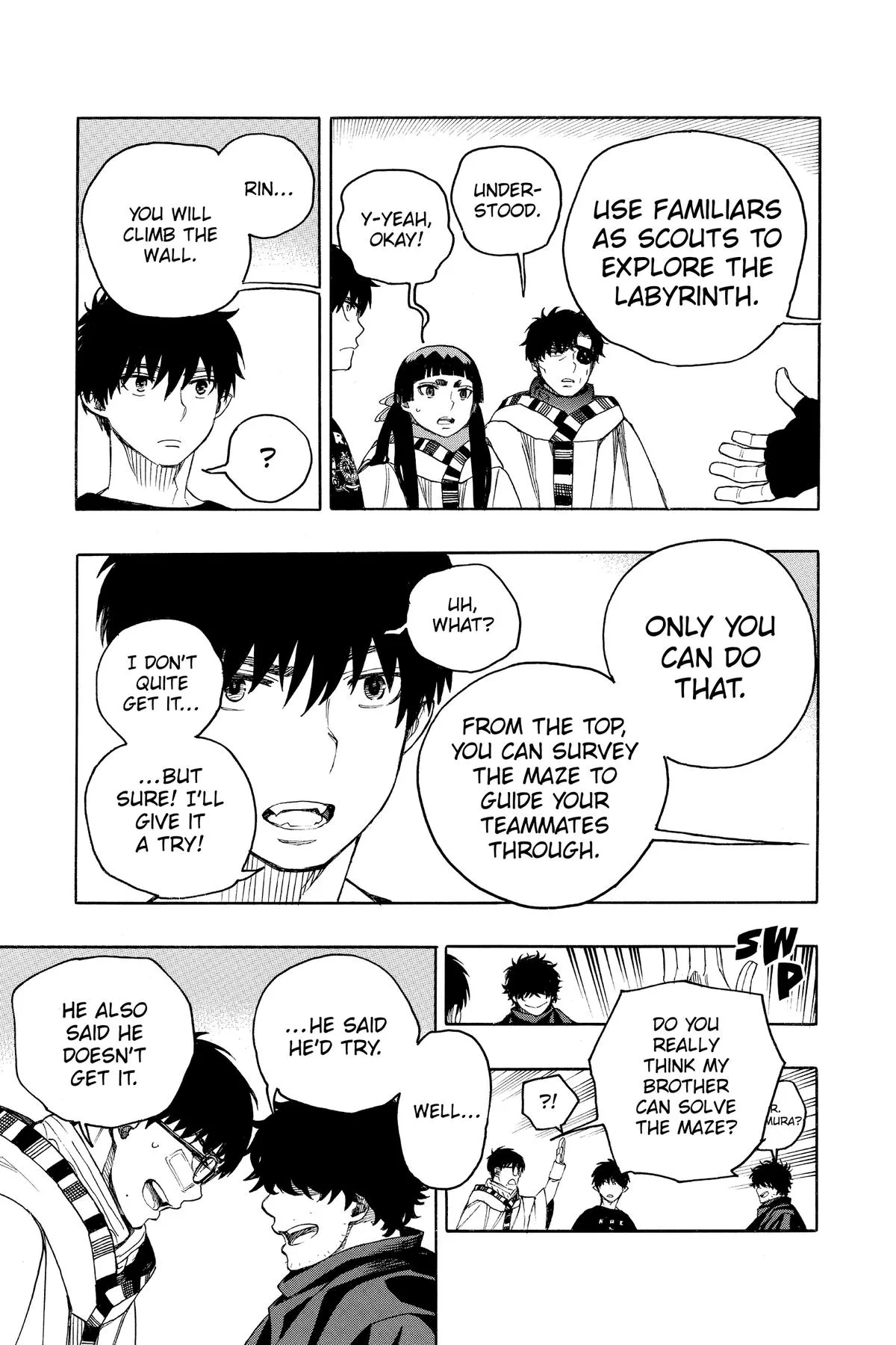 Blue Exorcist, chapter 145, page 15