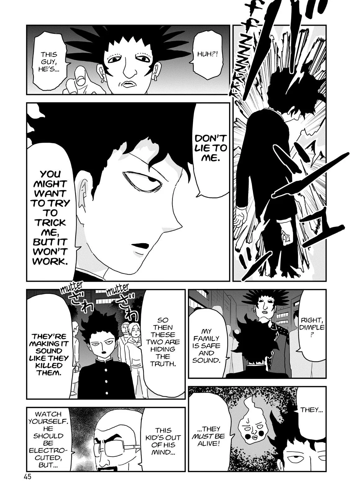 Mob Psycho 100, chapter 77, page 9