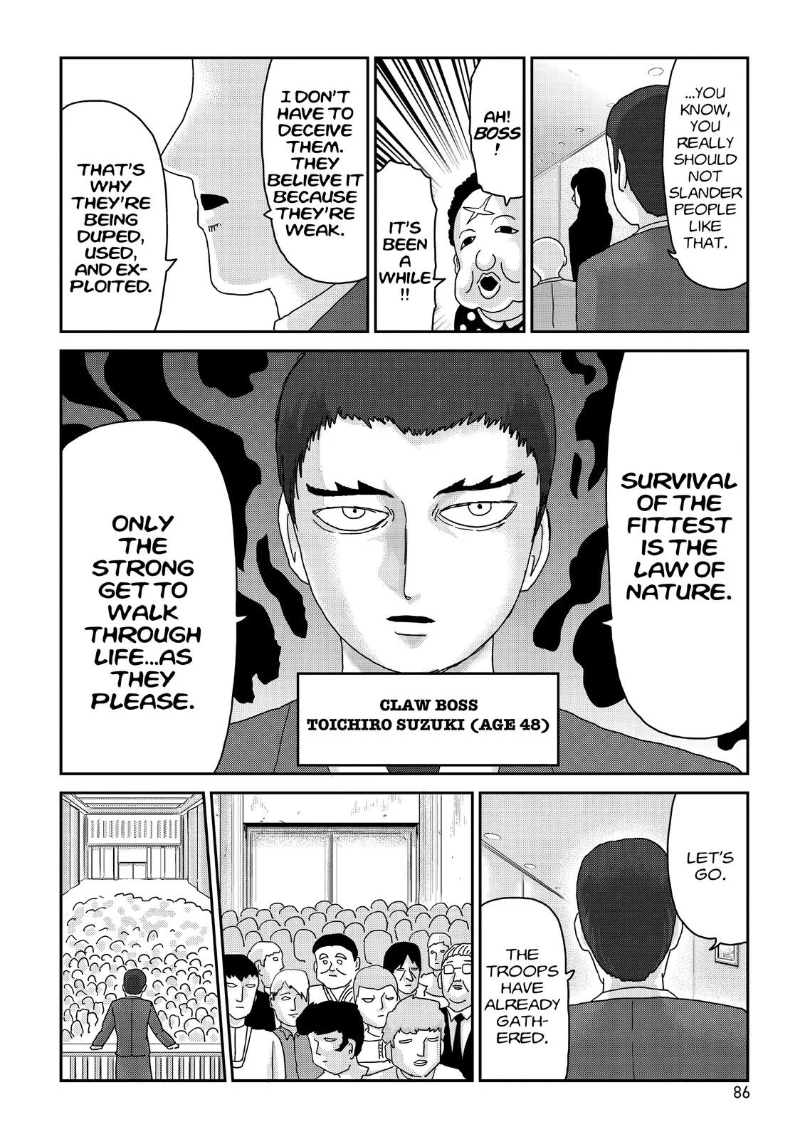 Mob Psycho 100, chapter 79, page 6