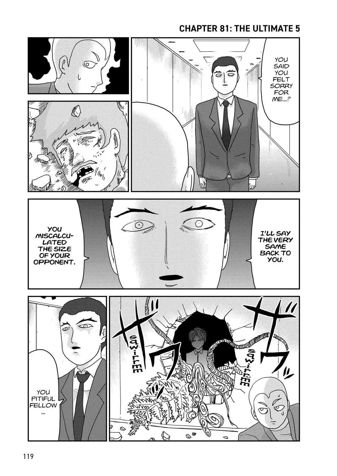 Mob Psycho 100, chapter 81, page 1