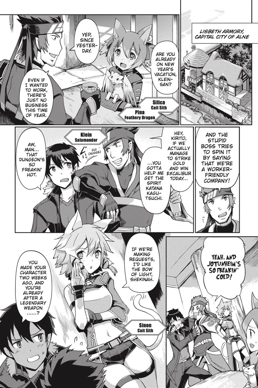 Sword Art Online - Calibur, chapter 1, page 10